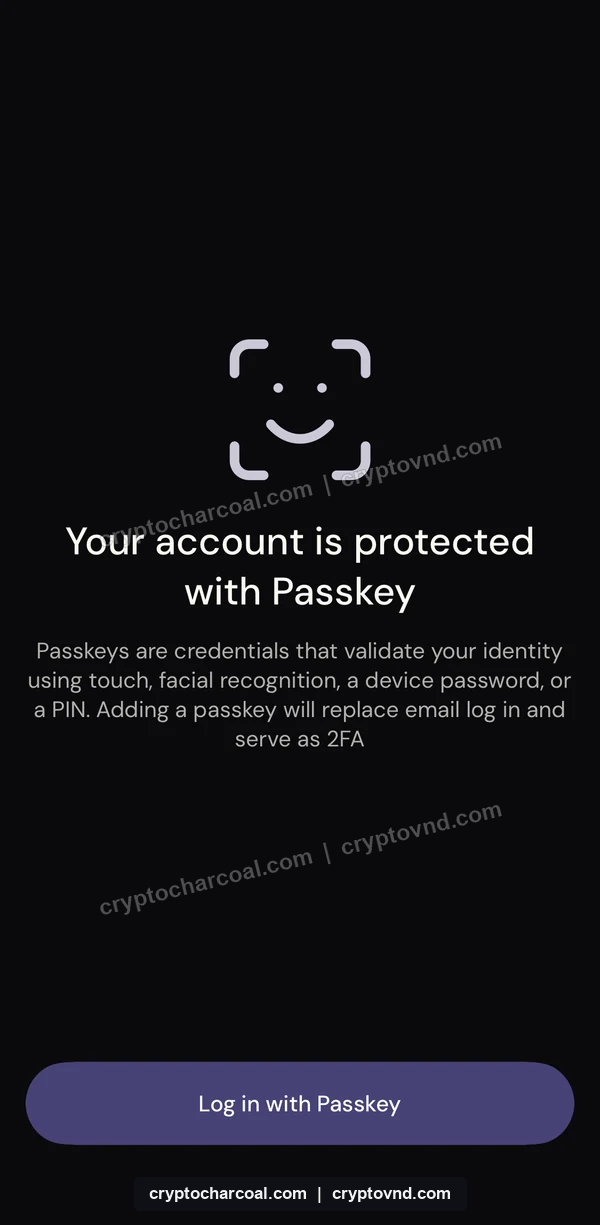 패스키로 로그인