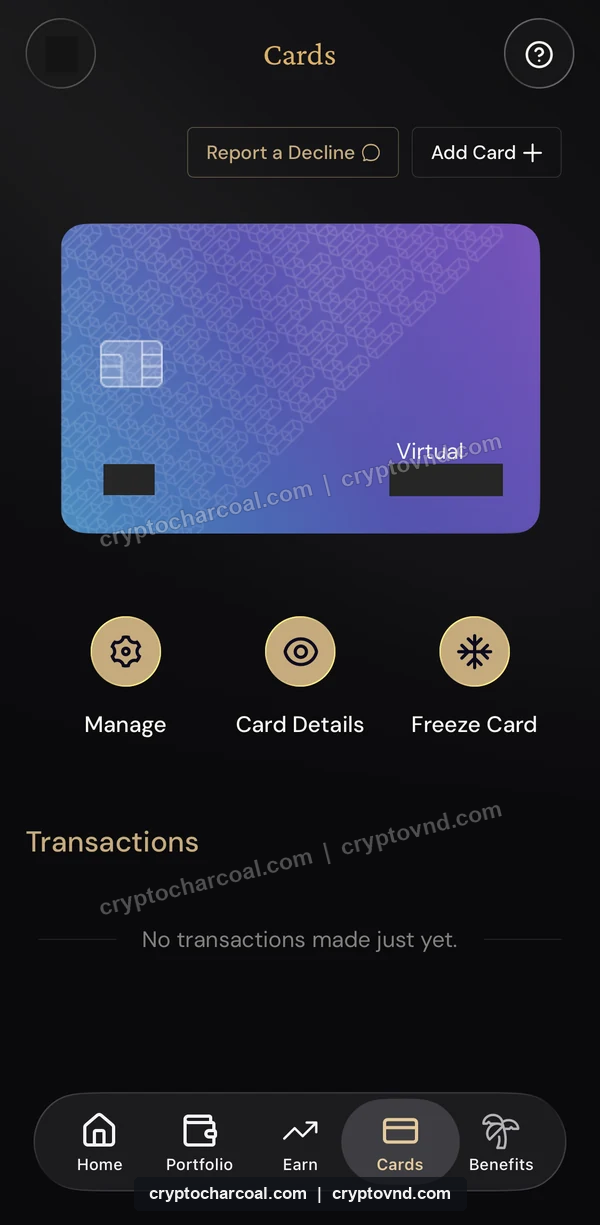 가상카드 발급 완료 · Card Details